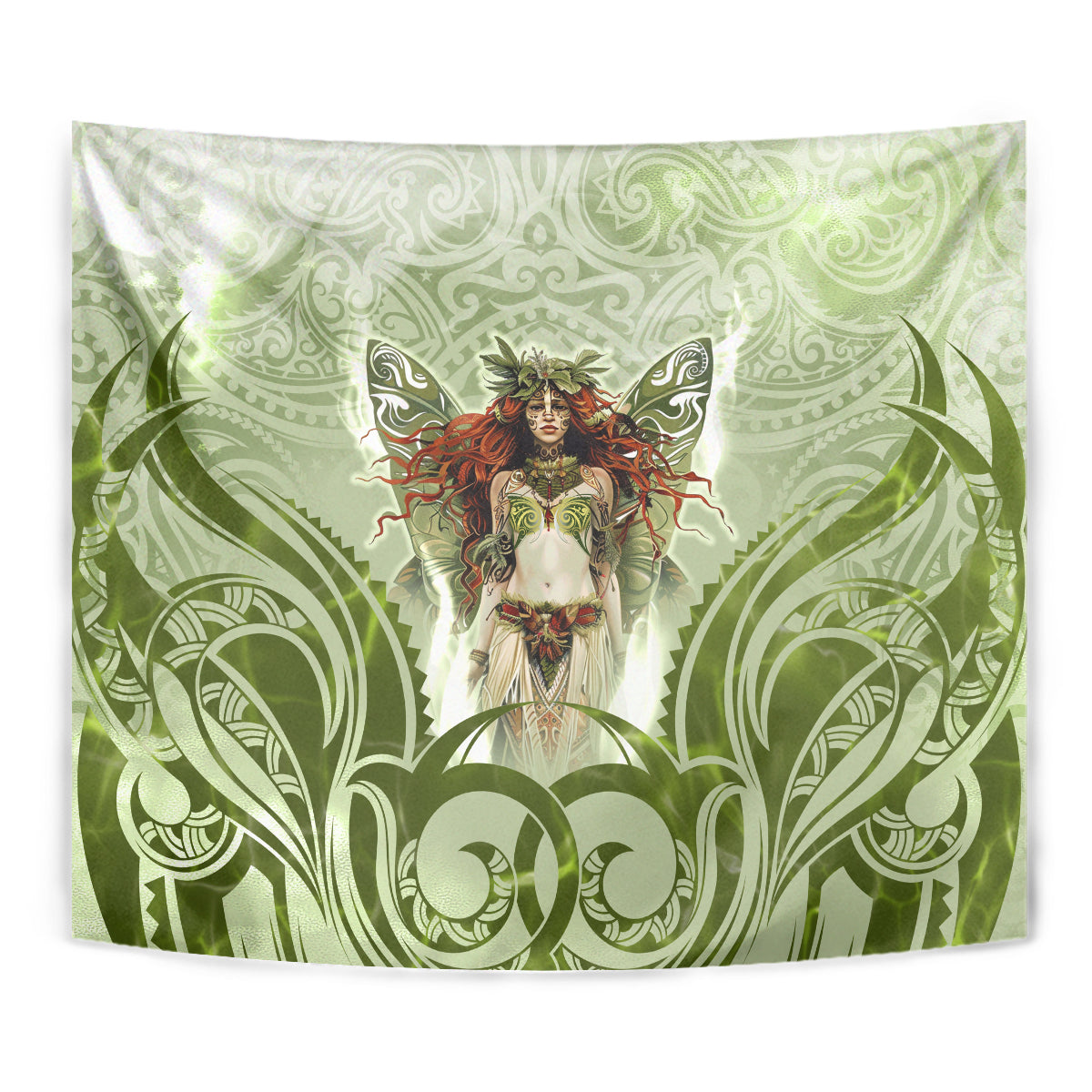 New Zealand Maori Fairy Patupaiarehe Tapestry Polynesian Style LT05 - Polynesian Pride