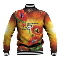 ANZAC Day Red Poppy Baseball Jacket Honoring The ANZAC Spirit LT05 - Polynesian Pride