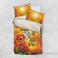 ANZAC Day Red Poppy Bedding Set Honoring The ANZAC Spirit