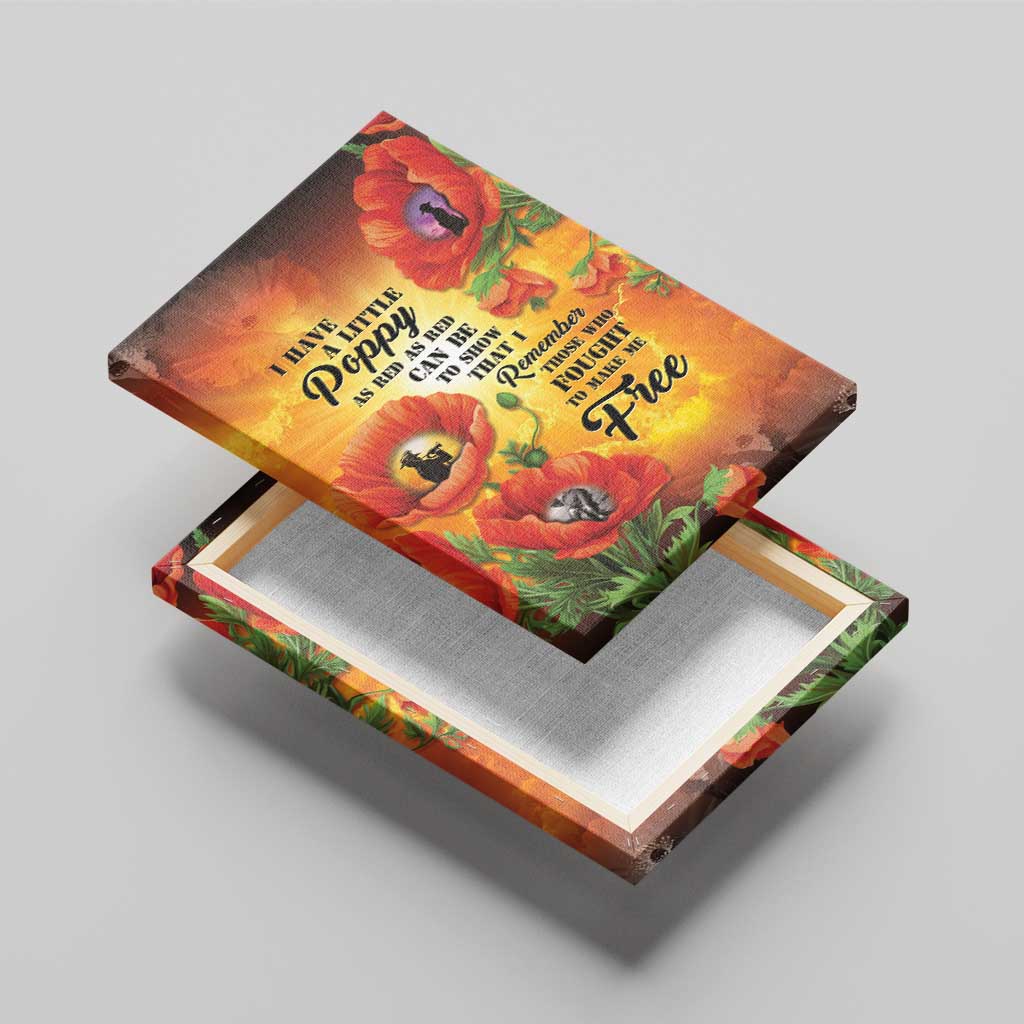 ANZAC Day Red Poppy Canvas Wall Art Honoring The ANZAC Spirit LT05 - Polynesian Pride