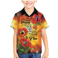 ANZAC Day Red Poppy Family Matching Mermaid Dress and Hawaiian Shirt Honoring The ANZAC Spirit