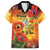 ANZAC Day Red Poppy Family Matching Off The Shoulder Long Sleeve Dress and Hawaiian Shirt Honoring The ANZAC Spirit