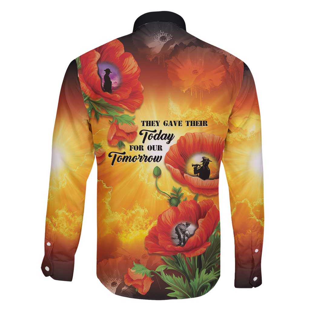 ANZAC Day Red Poppy Family Matching Puletasi and Hawaiian Shirt Honoring The ANZAC Spirit