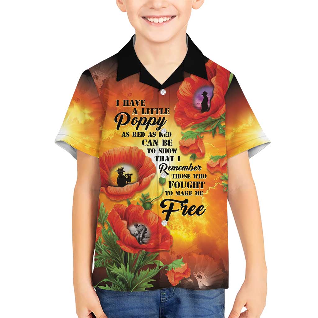 ANZAC Day Red Poppy Hawaiian Shirt Honoring The ANZAC Spirit LT05 - Polynesian Pride