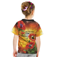 ANZAC Day Red Poppy Kid T Shirt Honoring The ANZAC Spirit LT05 - Polynesian Pride