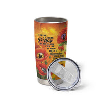 ANZAC Day Red Poppy Tumbler Cup Honoring The ANZAC Spirit LT05 - Polynesian Pride