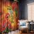 ANZAC Day Red Poppy Window Curtain Honoring The ANZAC Spirit