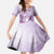 Aotearoa Maori Wahine Family Matching Off Shoulder Maxi Dress and Hawaiian Shirt Fantail Bird Purple Gold Marble