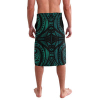 Personalised New Zealand Darts Lavalava Maori Koru Dartboard Turquoise Flame