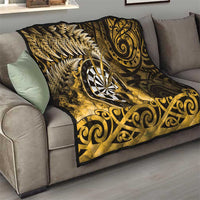 New Zealand Darts Quilt Maori Koru Dartboard Gold Flame