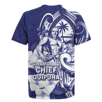 Guam Chief Quipuha Rugby Jersey Polynesian Pattern With Guasali Flowers