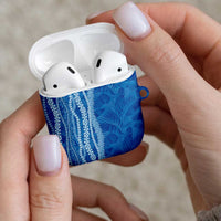 Hawaii Prince Kuhio AirPods Case Blue Hawaiian Lau Maia With Leis LT05 - Polynesian Pride
