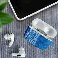 Hawaii Prince Kuhio AirPods Case Blue Hawaiian Lau Maia With Leis LT05 - Polynesian Pride