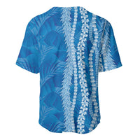 Hawaii Prince Kuhio Baseball Jersey Blue Hawaiian Lau Maia With Leis LT05 - Polynesian Pride