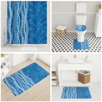 Hawaii Prince Kuhio Bathroom Set Blue Hawaiian Lau Maia With Leis