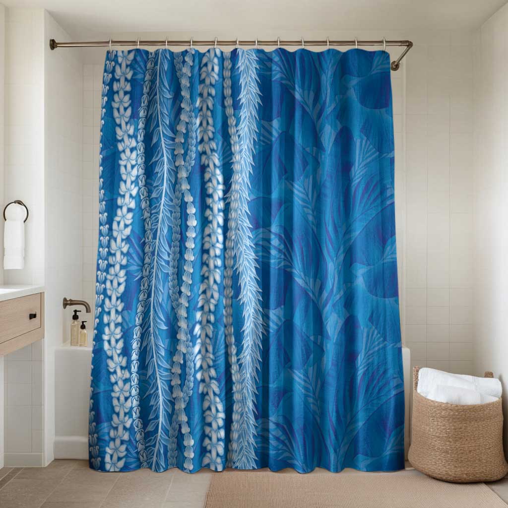 Hawaii Prince Kuhio Bathroom Set Blue Hawaiian Lau Maia With Leis