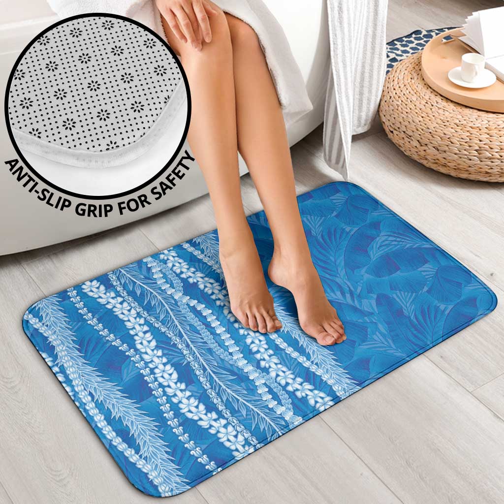 Hawaii Prince Kuhio Bathroom Set Blue Hawaiian Lau Maia With Leis