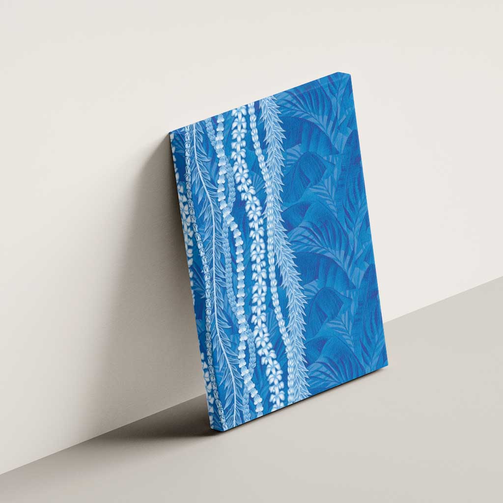 Hawaii Prince Kuhio Canvas Wall Art Blue Hawaiian Lau Maia With Leis LT05 - Polynesian Pride