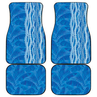 Hawaii Prince Kuhio Car Mats Blue Hawaiian Lau Maia With Leis