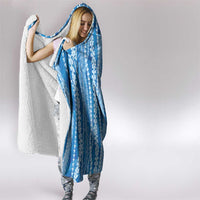 Hawaii Prince Kuhio Hooded Blanket Blue Hawaiian Lau Maia With Leis LT05 - Polynesian Pride