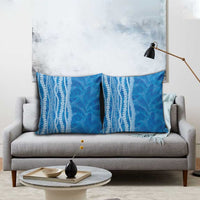 Hawaii Prince Kuhio Pillow Cover Blue Hawaiian Lau Maia With Leis