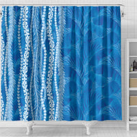 Hawaii Prince Kuhio Shower Curtain Blue Hawaiian Lau Maia With Leis LT05 - Polynesian Pride