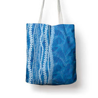 Hawaii Prince Kuhio Tote Bag Blue Hawaiian Lau Maia With Leis LT05 - Polynesian Pride
