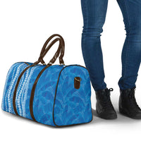 Hawaii Prince Kuhio Travel Bag Blue Hawaiian Lau Maia With Leis LT05 - Polynesian Pride