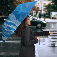 Hawaii Prince Kuhio Umbrella Blue Hawaiian Lau Maia With Leis LT05 - Polynesian Pride