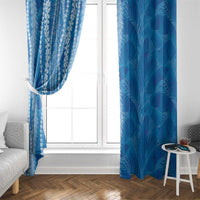 Hawaii Prince Kuhio Window Curtain Blue Hawaiian Lau Maia With Leis LT05 - Polynesian Pride