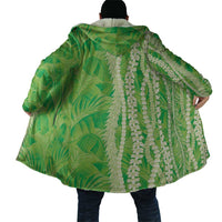Hawaii Prince Kuhio Cloak Lime Green Hawaiian Lau Maia With Leis