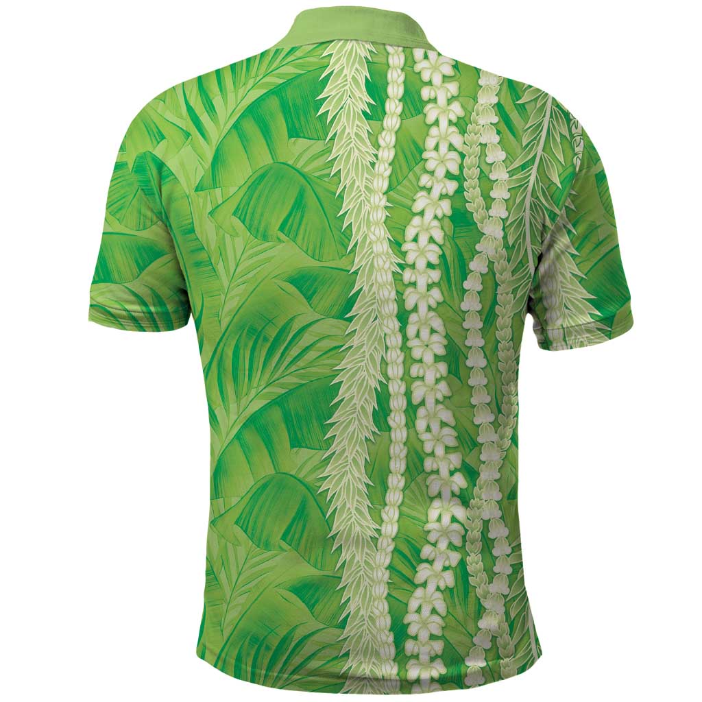 Hawaii Prince Kuhio Polo Shirt Lime Green Hawaiian Lau Maia With Leis