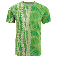 Hawaii Prince Kuhio T Shirt Lime Green Hawaiian Lau Maia With Leis LT05 Green - Polynesian Pride