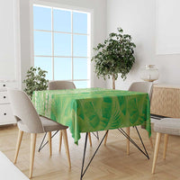 Hawaii Prince Kuhio Tablecloth Lime Green Hawaiian Lau Maia With Leis LT05 - Polynesian Pride