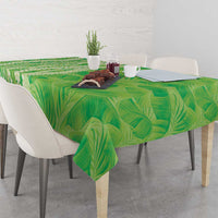 Hawaii Prince Kuhio Tablecloth Lime Green Hawaiian Lau Maia With Leis LT05 - Polynesian Pride