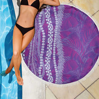 Hawaii Prince Kuhio Beach Blanket Violet Hawaiian Lau Maia With Leis LT05 - Polynesian Pride