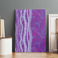 Hawaii Prince Kuhio Canvas Wall Art Violet Hawaiian Lau Maia With Leis LT05 - Polynesian Pride