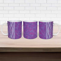 Hawaii Prince Kuhio Ceramic Mug Violet Hawaiian Lau Maia With Leis LT05 - Polynesian Pride