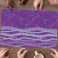 Hawaii Prince Kuhio Puzzle Violet Hawaiian Lau Maia With Leis LT05 - Polynesian Pride