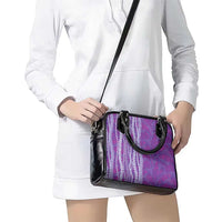 Hawaii Prince Kuhio Shoulder Handbag Violet Hawaiian Lau Maia With Leis LT05 - Polynesian Pride