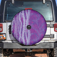 Hawaii Prince Kuhio Spare Tire Cover Violet Hawaiian Lau Maia With Leis LT05 Violet - Polynesian Pride