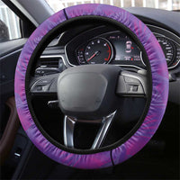 Hawaii Prince Kuhio Steering Wheel Cover Violet Hawaiian Lau Maia With Leis LT05 - Polynesian Pride