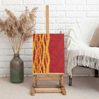 Hawaii Prince Kuhio Canvas Wall Art Red Hawaiian Lau Maia With Leis