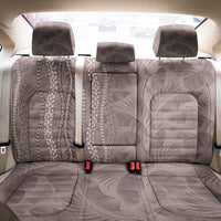 Hawaii Prince Kuhio Back Car Seat Cover Mocha Hawaiian Lau Maia With Leis LT05 - Polynesian Pride