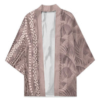 Hawaii Prince Kuhio Kimono Mocha Hawaiian Lau Maia With Leis LT05 Unisex Mocha - Polynesian Pride