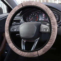 Hawaii Prince Kuhio Steering Wheel Cover Mocha Hawaiian Lau Maia With Leis LT05 - Polynesian Pride