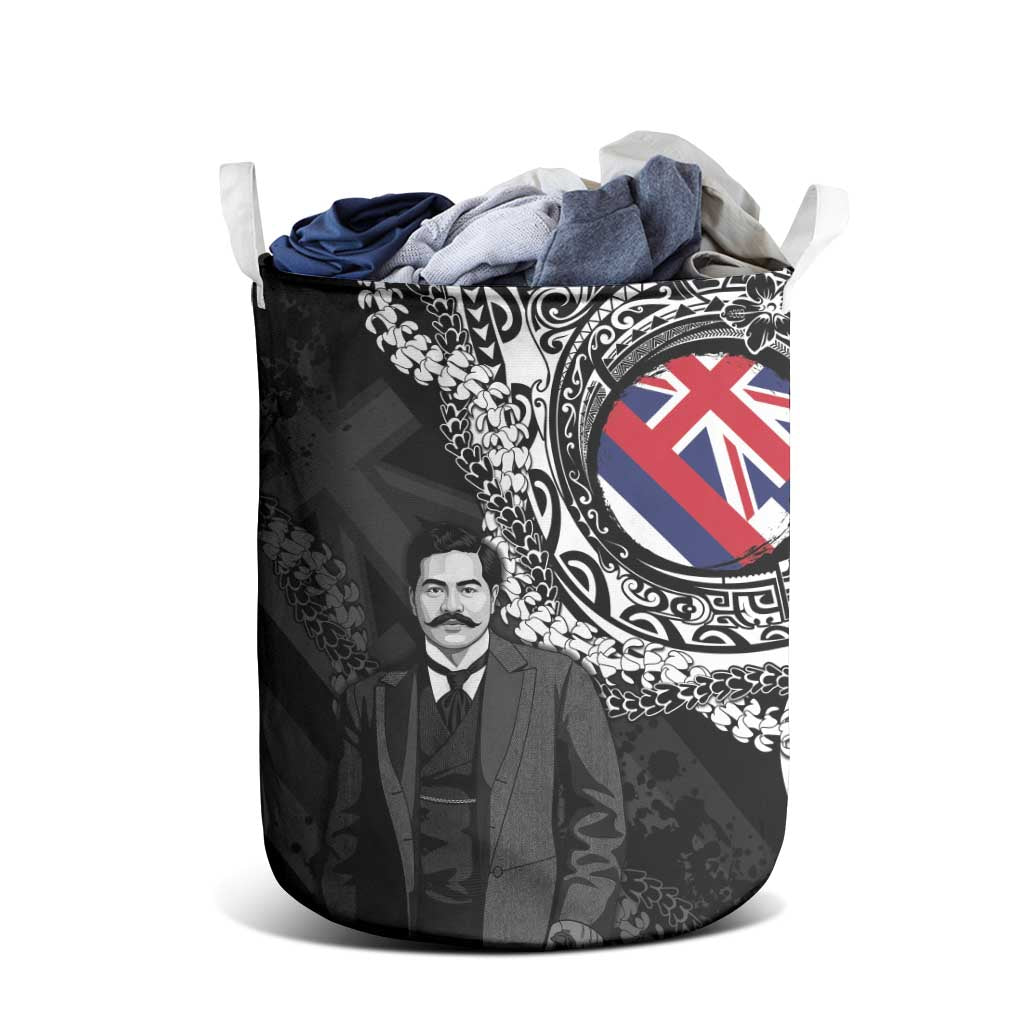 Hawaii Prince Kuhio Laundry Basket Hawaiian Maile Lei LT05 - Polynesian Pride
