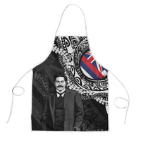 Hawaii Prince Kuhio Apron Hawaiian Maile Lei LT05 Black - Polynesian Pride