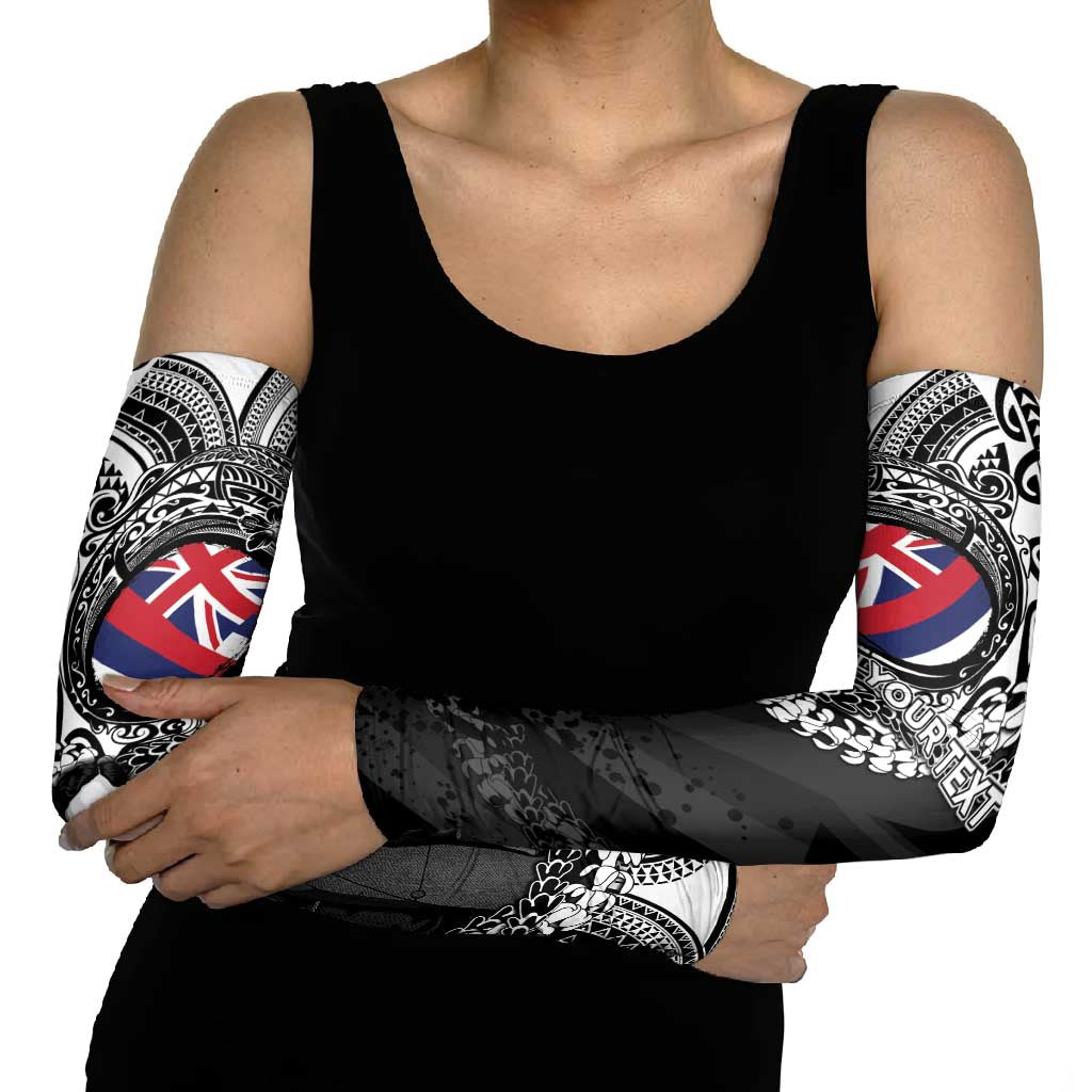 Personalised Hawaii Prince Kuhio Arm Sleeves Hawaiian Maile Lei LT05 - Polynesian Pride