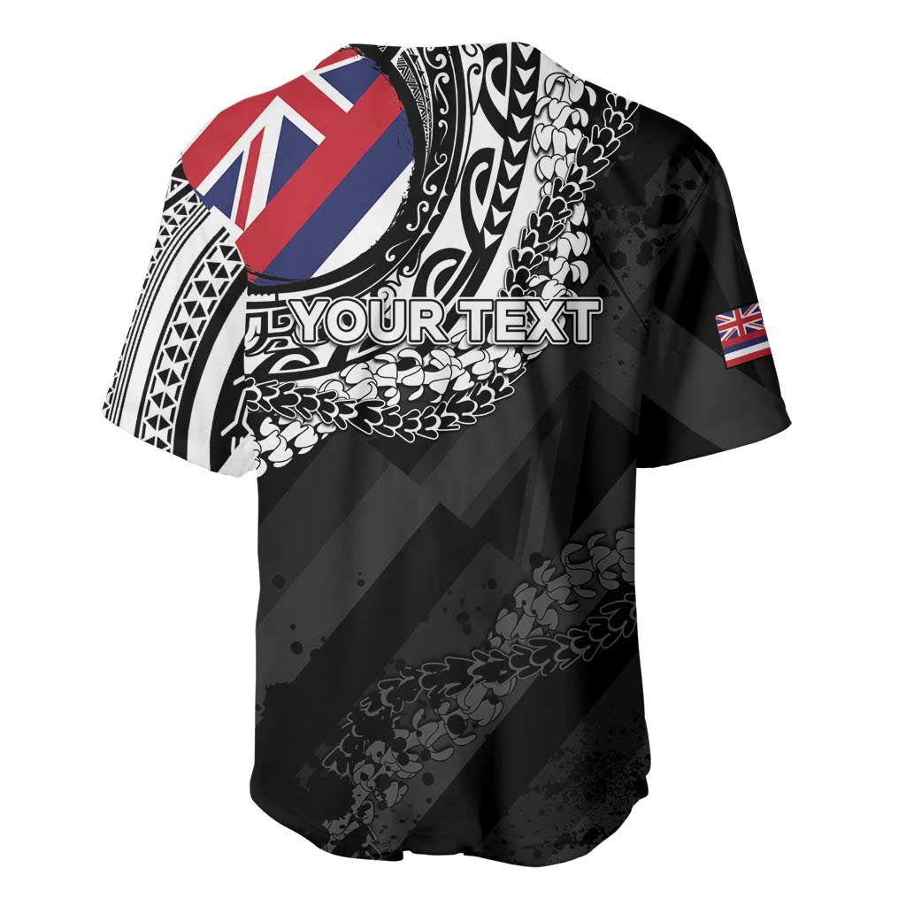 Personalised Hawaii Prince Kuhio Baseball Jersey Hawaiian Maile Lei LT05 - Polynesian Pride